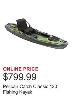 Costco Pelican Catch Classic 120 Fishing Kayak offer