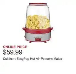 Costco Cuisinart EasyPop Hot Air Popcorn Maker offer