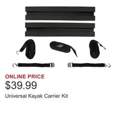 Costco Universal Kayak Carrier Kit offer