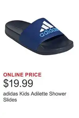 Costco adidas Kids Adilette Shower Slides offer