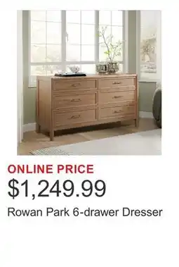 Costco Rowan Park 6-drawer Dresser offer