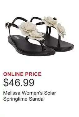 Costco Melissa Women's Solar Springtime Sandal offer