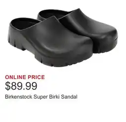 Costco Birkenstock Super Birki Sandal offer