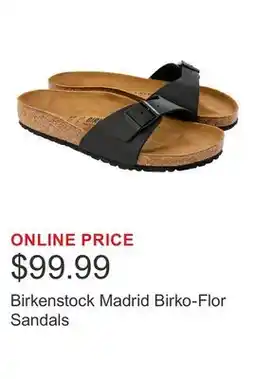 Costco Birkenstock Madrid Birko-Flor Sandals offer