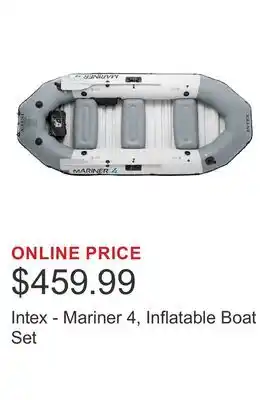 Costco Intex - Mariner 4, Inflatable Boat Set offer