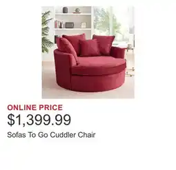 Costco Sofas To Go Cuddler Chair offer