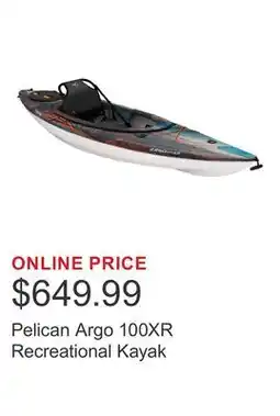 Costco Pelican Argo 100XR Recreational Kayak offer