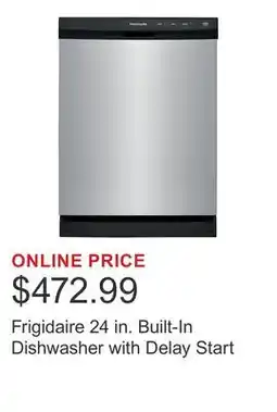 Costco Frigidaire 24 in. Built-In Dishwasher with Delay Start offer