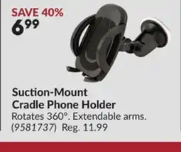 Princess Auto Suction-Mount Cradle Phone Holder offer