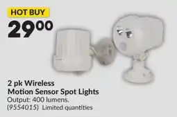 Princess Auto 2 pk Wireless Motion Sensor Spot Lights offer