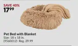 Princess Auto Pet Bed with Blanket offer