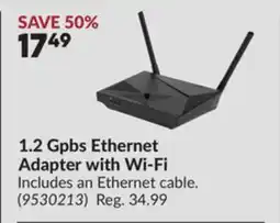 Princess Auto 1.2 Gpbs Ethernet Adapter with Wi-Fi offer