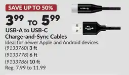 Princess Auto USB-A to USB-C Charge-and-Sync Cables offer