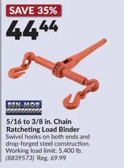 Princess Auto 5/16 to 3/8 in. Chain Ratcheting Load Binder offer