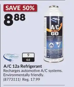 Princess Auto A/C 12a Refrigerant offer