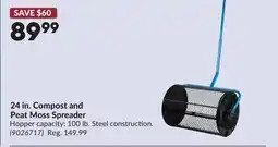 Princess Auto 24 in. Compost and Peat Moss Spreader offer