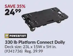 Princess Auto 330 lb Platform Connect Dolly offer
