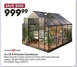 Princess Auto 8 x 10 ftPremium Greenhouse offer
