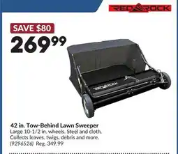 Princess Auto 42 in. Tow-Behind Lawn Sweeper offer