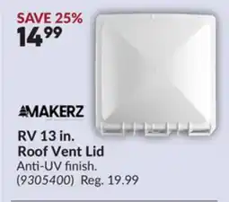 Princess Auto RV 13 in. Roof Vent Lid offer