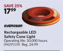 Princess Auto Rechargeable LED Safety Cone Light offer
