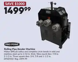 Princess Auto Rolling Pipe Bender Machine offer