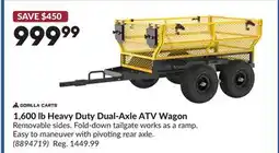 Princess Auto 1,600 lb Heavy Duty Dual-Axle ATV Wagon offer