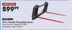 Princess Auto 49 in. Double-Prong Bale Spear offer
