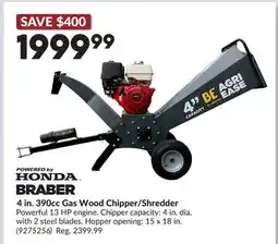 Princess Auto 4 in. 390cc Gas Wood Chipper/Shredder offer