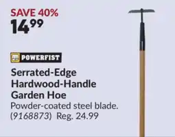 Princess Auto Serrated-Edge Hardwood-Handle Garden Hoe offer