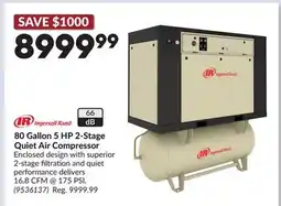 Princess Auto 80 Gallon 5 HP 2-Stage Quiet Air Compressor offer