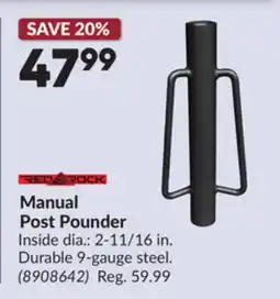 Princess Auto Manual Post Pounder offer