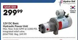 Princess Auto 12V DC Basic Hydraulic Power Unit offer