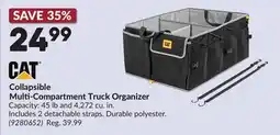 Princess Auto Collapsible Multi-Compartment Truck Organizer offer