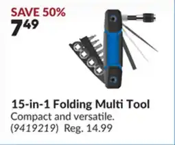 Princess Auto 15-in-1 Folding Multi Tool offer