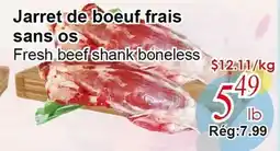 Marche C&T Jarret de bœuf frais sans os offer