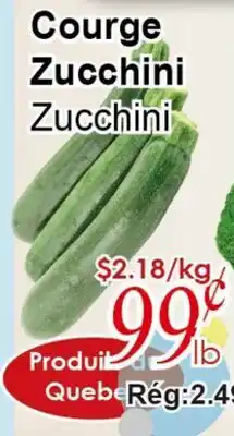 Marche C&T Zucchini offer