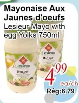 Marche C&T Lesieur Mayo with egg Yolks offer