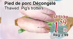 Marche C&T Pied de porc Décongelé offer