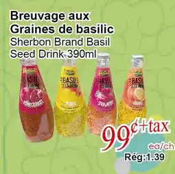 Marche C&T Sherbon Brand Basil Seed Drink offer