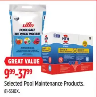 Canadian Tire Aquarius Selected Pool Maintenance Products offer