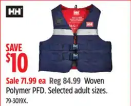 Canadian Tire Woven Polymer PFD offer