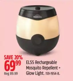 Canadian Tire EL55 Rechargeable Mosquito Repellent + Glow Light offer