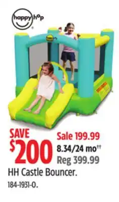 Canadian Tire Happy Hop HH Castle Bouncer offer
