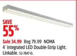 Canadian Tire NOMA 4´ Integrated LED Double-Strip Light offer