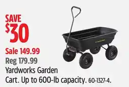 Canadian Tire Yardworks Garden Cart offer