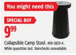 Canadian Tire Collapsible Camp Stool offer