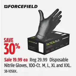 Canadian Tire Disposable Nitrile Gloves offer