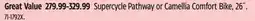 Canadian Tire Supercycle Pathway or Camellia Comfort Bike, 26˝ offer