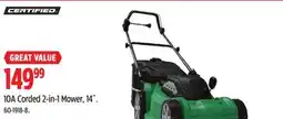 Canadian Tire Certified 10A Corded 2-in-1 Mower, 14 offer